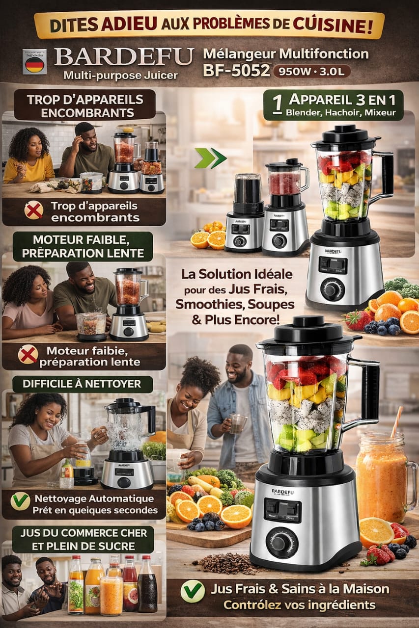 BLENDER MIXEUR BARDEFU