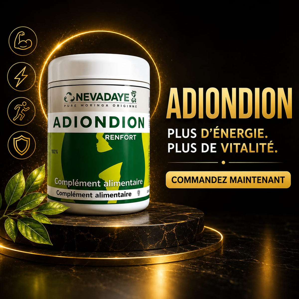🌿 ADIONDION RENFORT – Complément alimentaire à base de moringa