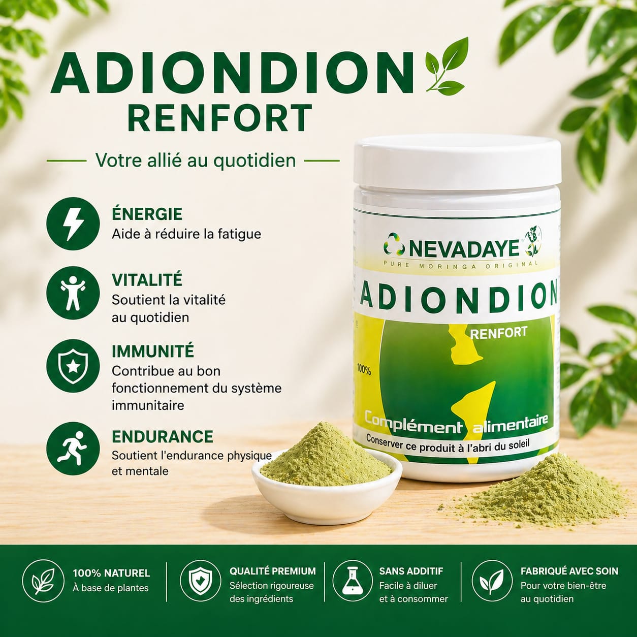 ADIONDION RENFORT — L’équilibre naturel au quotidien