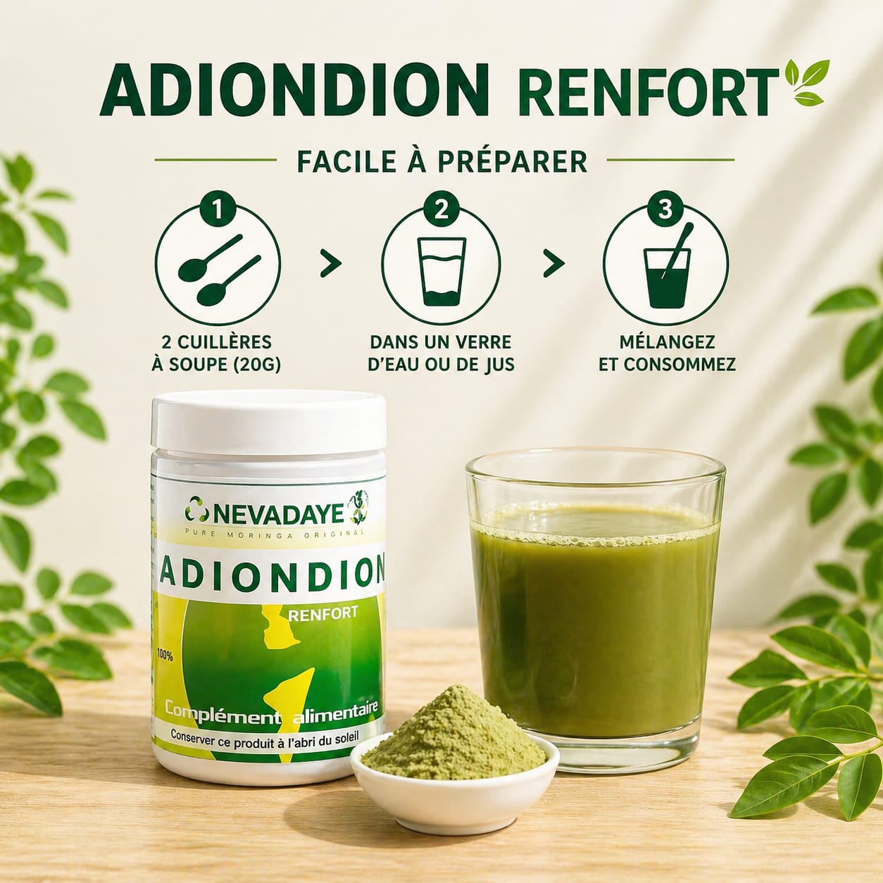 ADIONDION RENFORT — L’équilibre naturel au quotidien