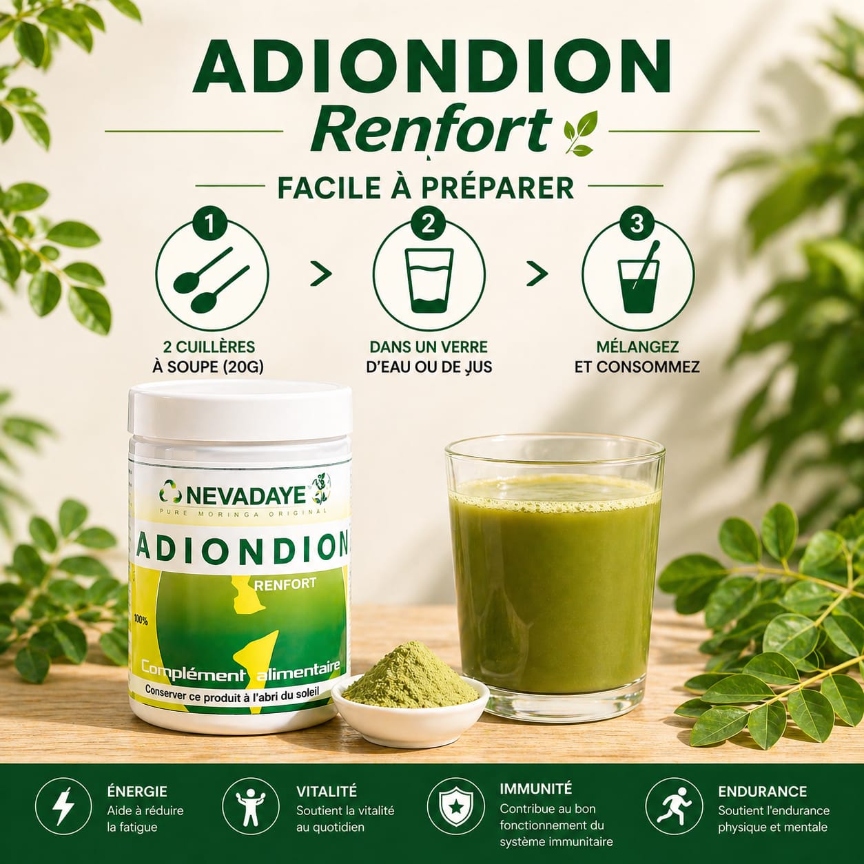 ADIONDION RENFORT — L’équilibre naturel au quotidien