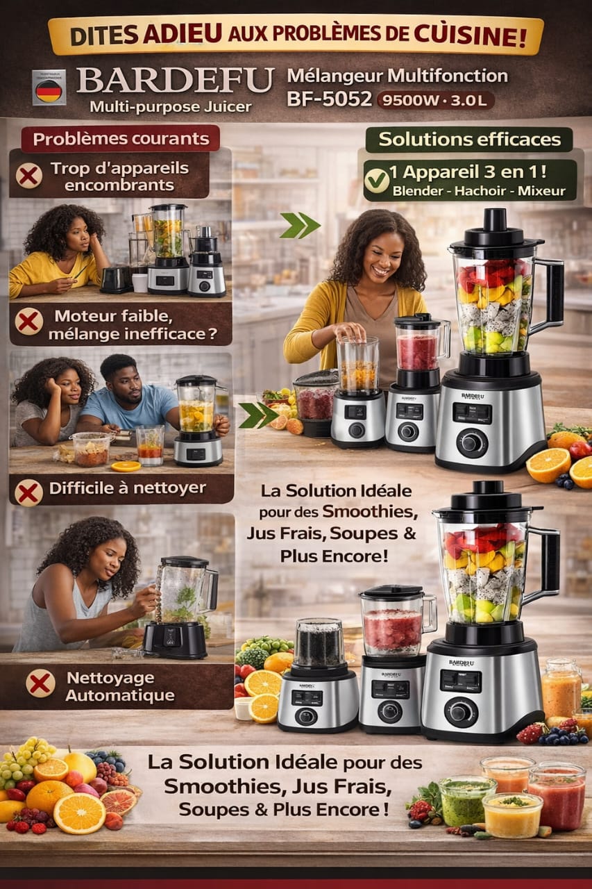 BLENDER MIXEUR BARDEFU