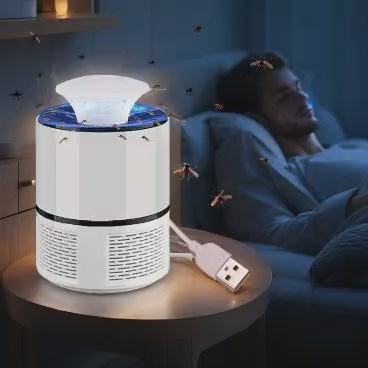 Lampe Anti-Moustiques UV à Aspiration – Dormez enfin en toute tranquillité !